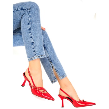 soho red patent leather women`s classic