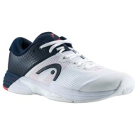  head revolt evo 2.0 ac white/dark blue eur 44 men`s tennis shoes
