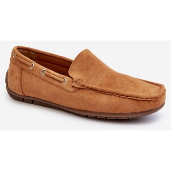 men`s slip-on loafers camel rayan suede σε προσφορά