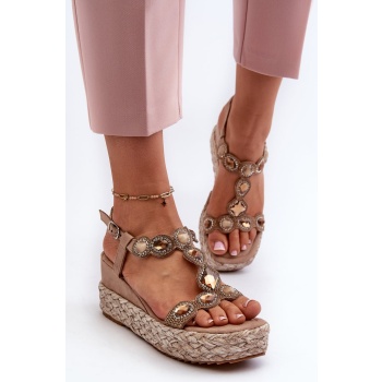 women`s wedge sandals with braid