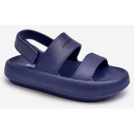  prowater navy blue lightweight velcro foam sandals