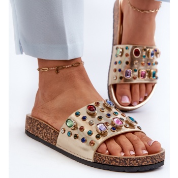 women`s slippers with s.barski gold σε προσφορά