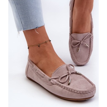 women`s suede loafers purple si passione σε προσφορά