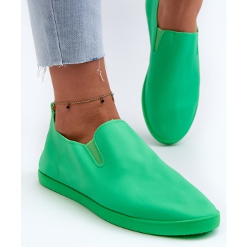 women`s slip-on sneakers green lovinia σε προσφορά