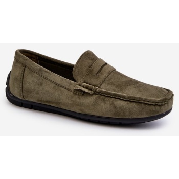 men`s suede loafers dark green wesley σε προσφορά