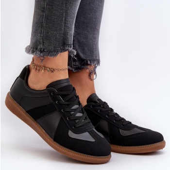 women`s black braidn low-top sneakers σε προσφορά