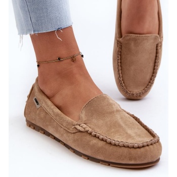 women`s eco suede loafers, brown amrutia σε προσφορά