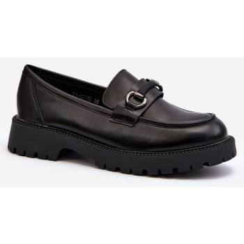 women`s eco leather loafers black ledda σε προσφορά