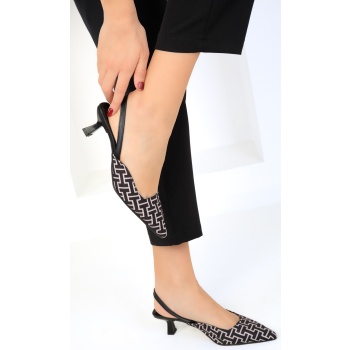 soho women`s black classic heeled shoes