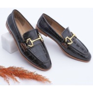  marjin women`s loafer buckle casual shoes bentas brown croco