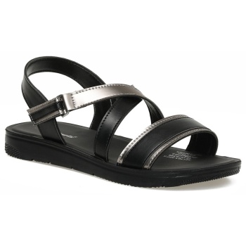 polaris women`s black flat sandals σε προσφορά