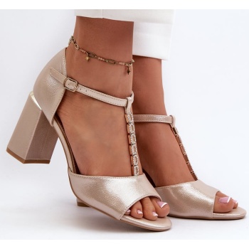 high-heeled suede sandals with σε προσφορά