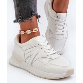 women`s sneakers made of white vinelli σε προσφορά