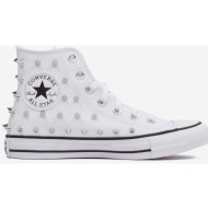  white womens ankle sneakers converse chuck taylor all star - ladies