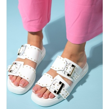 luvishoes zley white transparent buckle σε προσφορά