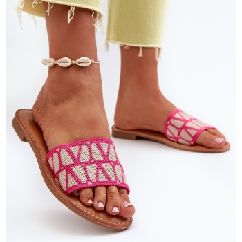 fuchsia traivea women`s flat slippers σε προσφορά