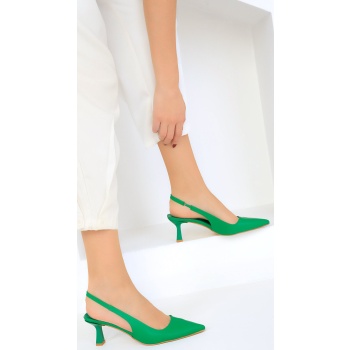 soho green women`s classic heeled shoes