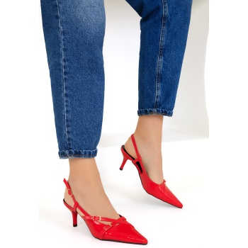 soho women`s red patent leather classic