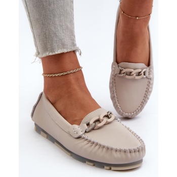 women`s leather loafers with σε προσφορά