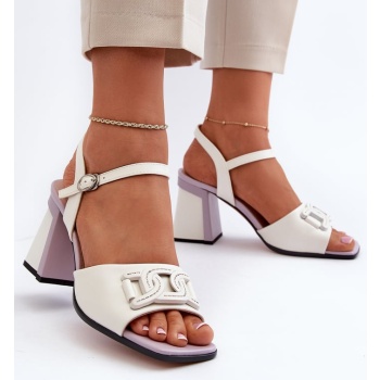 elegant high-heeled sandals with σε προσφορά