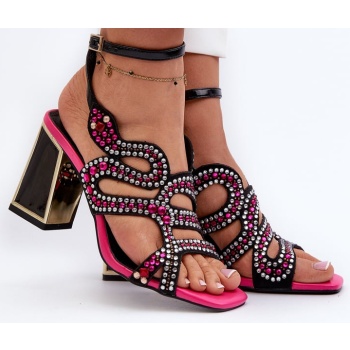 embellished women`s high-heeled sandals σε προσφορά
