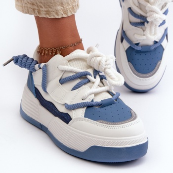 women`s platform sneakers blue moariella σε προσφορά