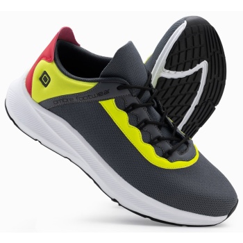 ombre men`s sneakers with neon inserts σε προσφορά
