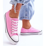  classic χαμηλά γυναικεία sneakers pink vegas