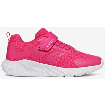 dark pink girls` sneakers geox sprintye