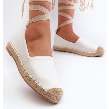 knotted espadrilles made of eco leather σε προσφορά