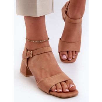 women`s block sandals made of σε προσφορά