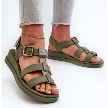 women`s smooth sandals zaxy green σε προσφορά