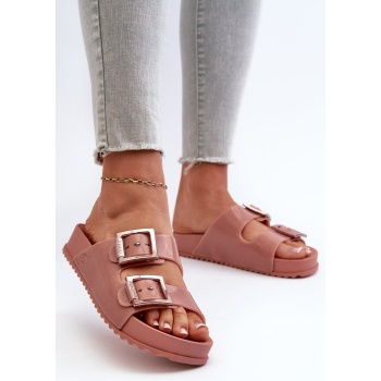 women`s slippers with buckles zaxy σε προσφορά