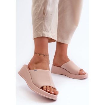 women`s wedge slippers zaxy light pink σε προσφορά