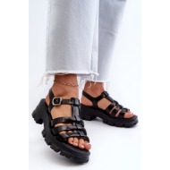  zaxy women`s sandals black