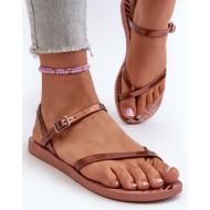  women`s sandals ipanema fashion sandal viii fem pink-brown