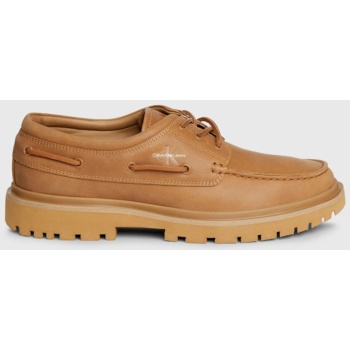 light brown men`s leather shoes calvin σε προσφορά