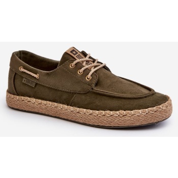 men`s lace-up espadrilles big star khaki σε προσφορά