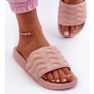  women`s lightweight pool slippers, light pink beliordia