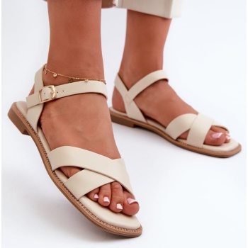 flat women`s sandals made of eco σε προσφορά