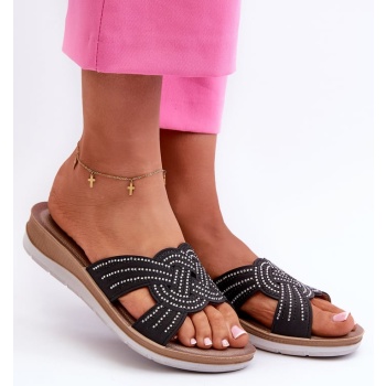 comfortable women`s slippers with cubic σε προσφορά