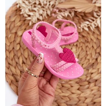 children`s sandals with heart 81997 σε προσφορά