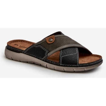 comfortable inblu grey men`s slippers σε προσφορά