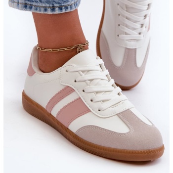 women`s low eco leather sneakers white