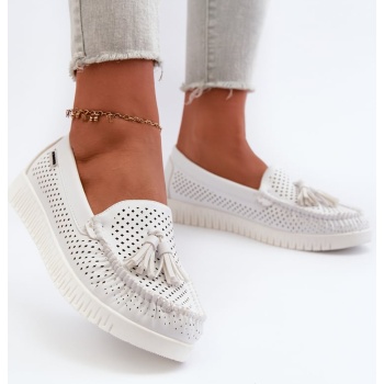 women`s openwork loafers made of eco σε προσφορά