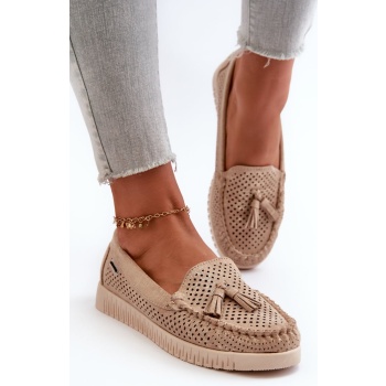 women`s openwork loafers made of σε προσφορά