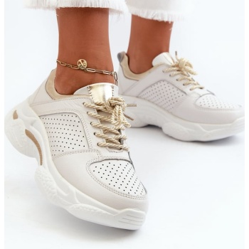 women`s leather sneakers with thick