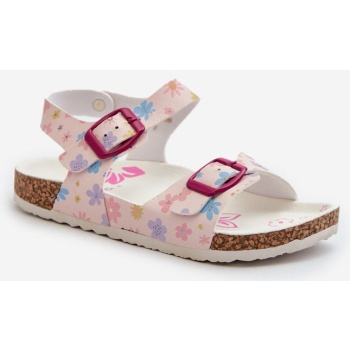 children`s sandals with flowers and σε προσφορά