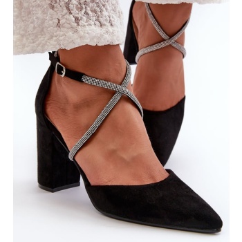 eco-friendly high-heeled suede pumps σε προσφορά