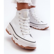  women`s high platform sneakers white valvia